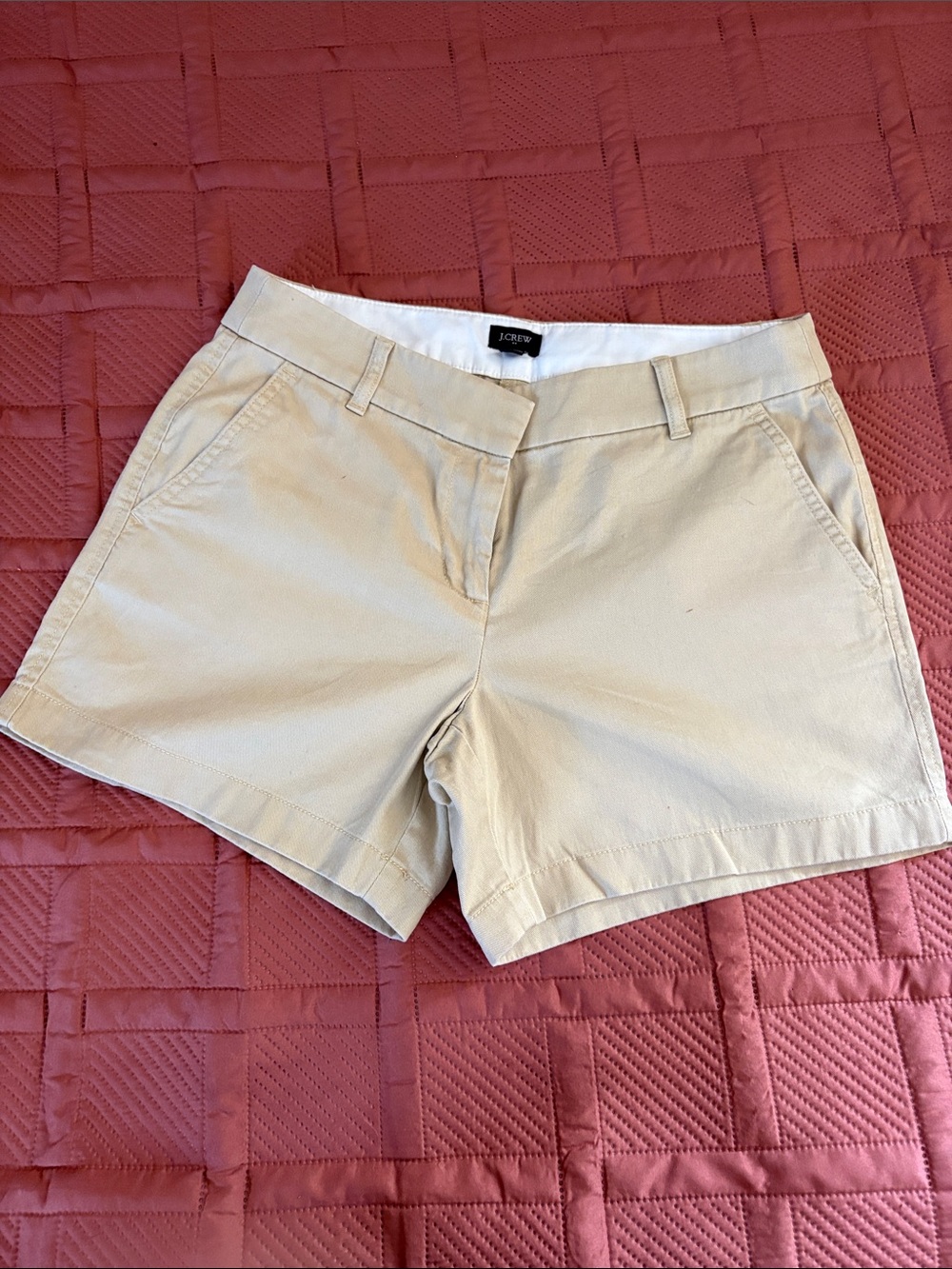 J. Crew Women's Khaki Chino Shorts - Light Beige